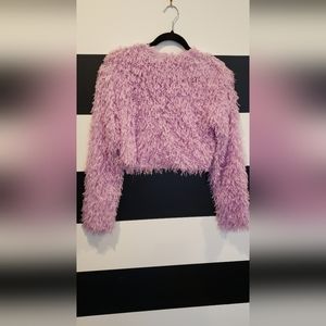 Zara feather crop top